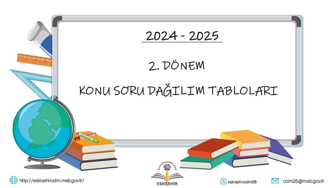 İKİNCİ DÖNEM ORTAK YAZILI SINAVLARA YÖNELİK 